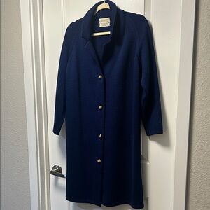 Vintage Wool Cardigan Overcoat by Lilly of California